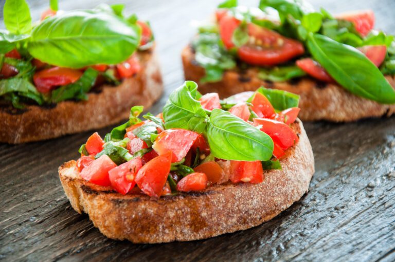 Italian mixed bruschetta