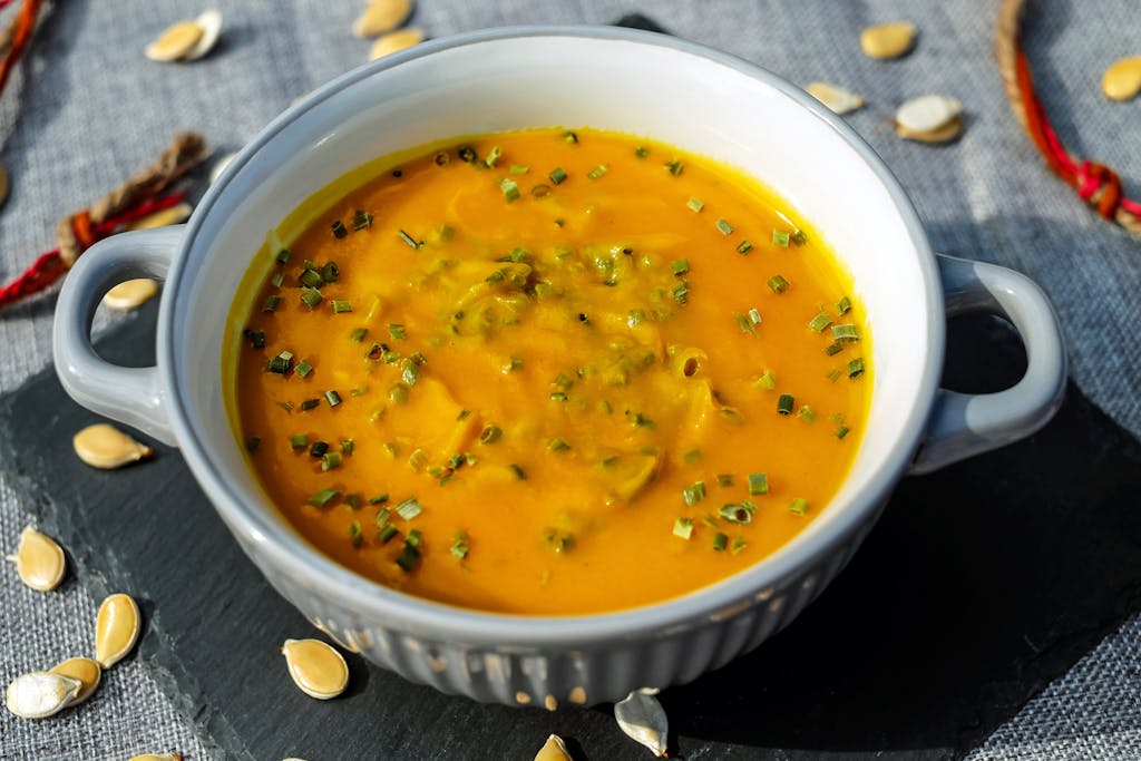 Spicy pumpkin soup